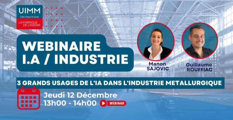 Webinaire I.A Industrie V3 Jeudi 12